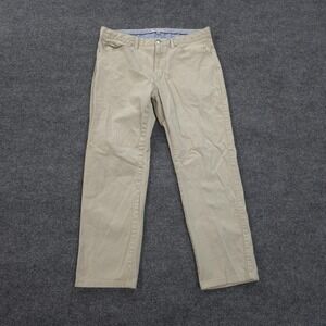 Peter Millar Pants Mens 34 Beige Ultimate Sateen 5 Pocket Chino Golf Stretch